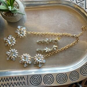 Necklace and earrings